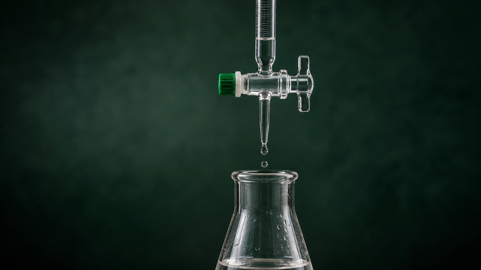 Indicador de pH en una titulación ácido-base